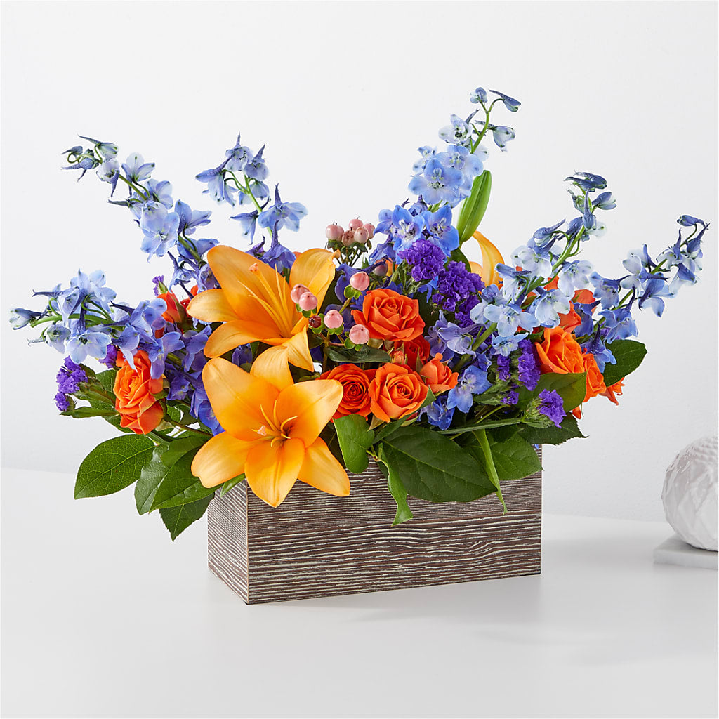 Radiant Citrus Box Bouquet – Print A Bunch Florists, Orleans ON