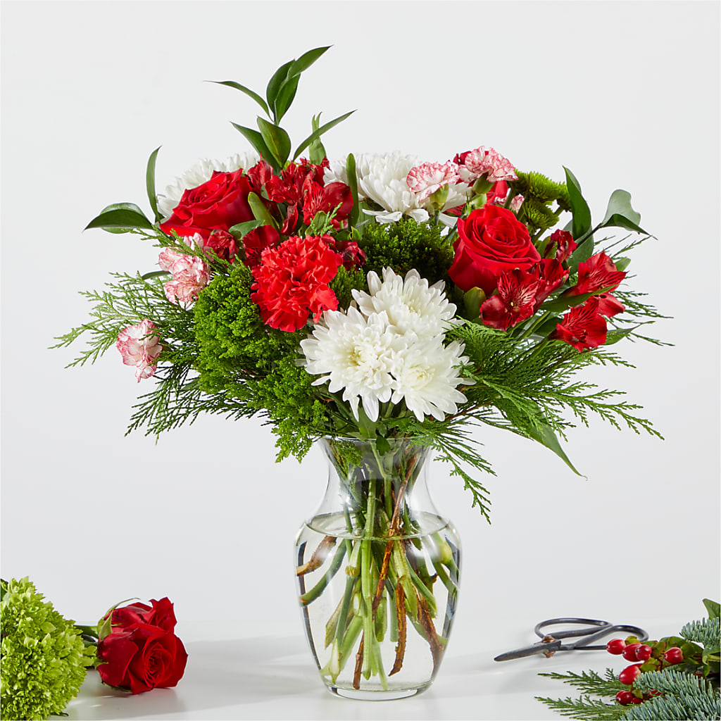 Merry Moment Bouquet – A Florist Original – Print A Bunch Florists, Orleans ON
