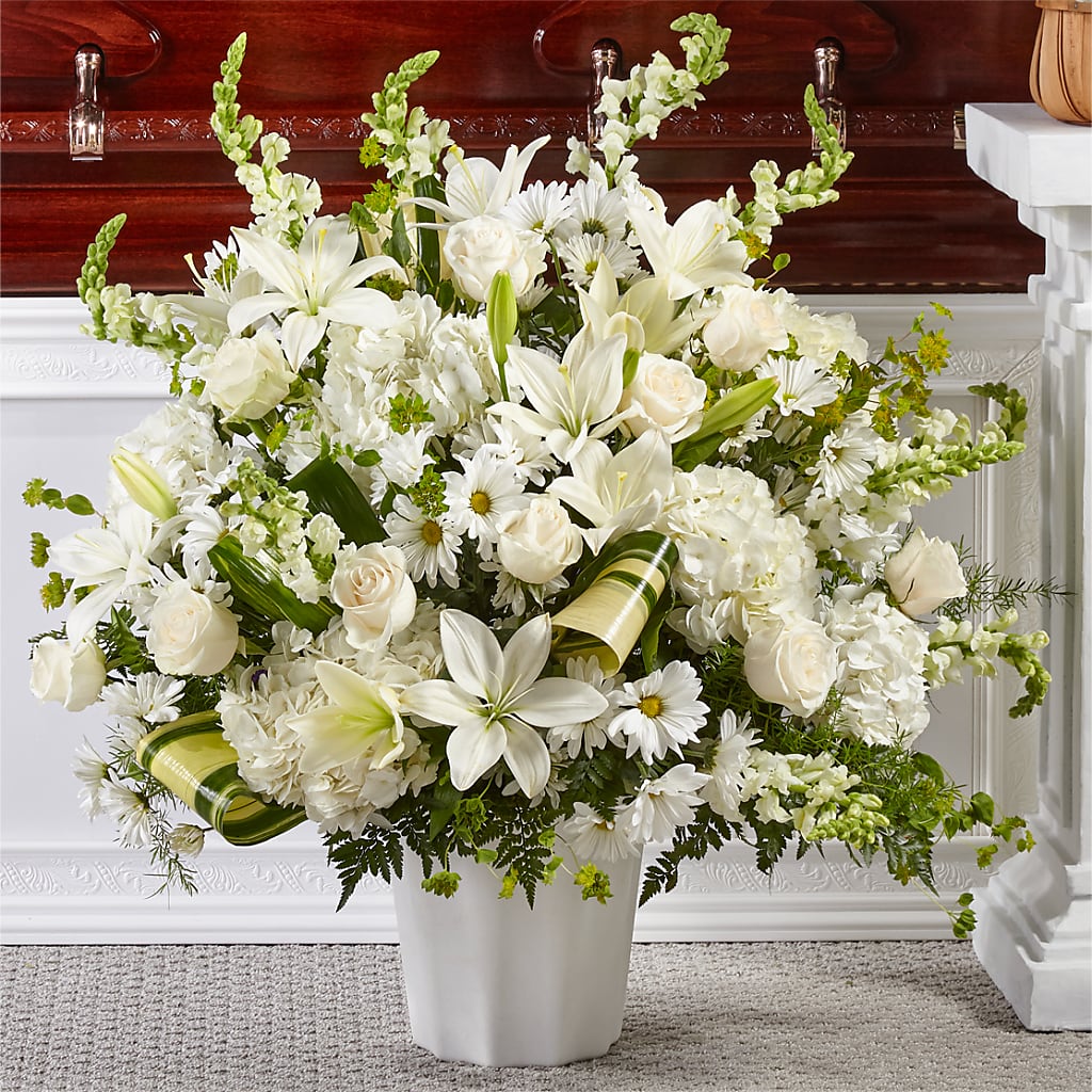 Thoughts of Tranquility Floor Basket – Print A Bunch Florists, Orleans ON