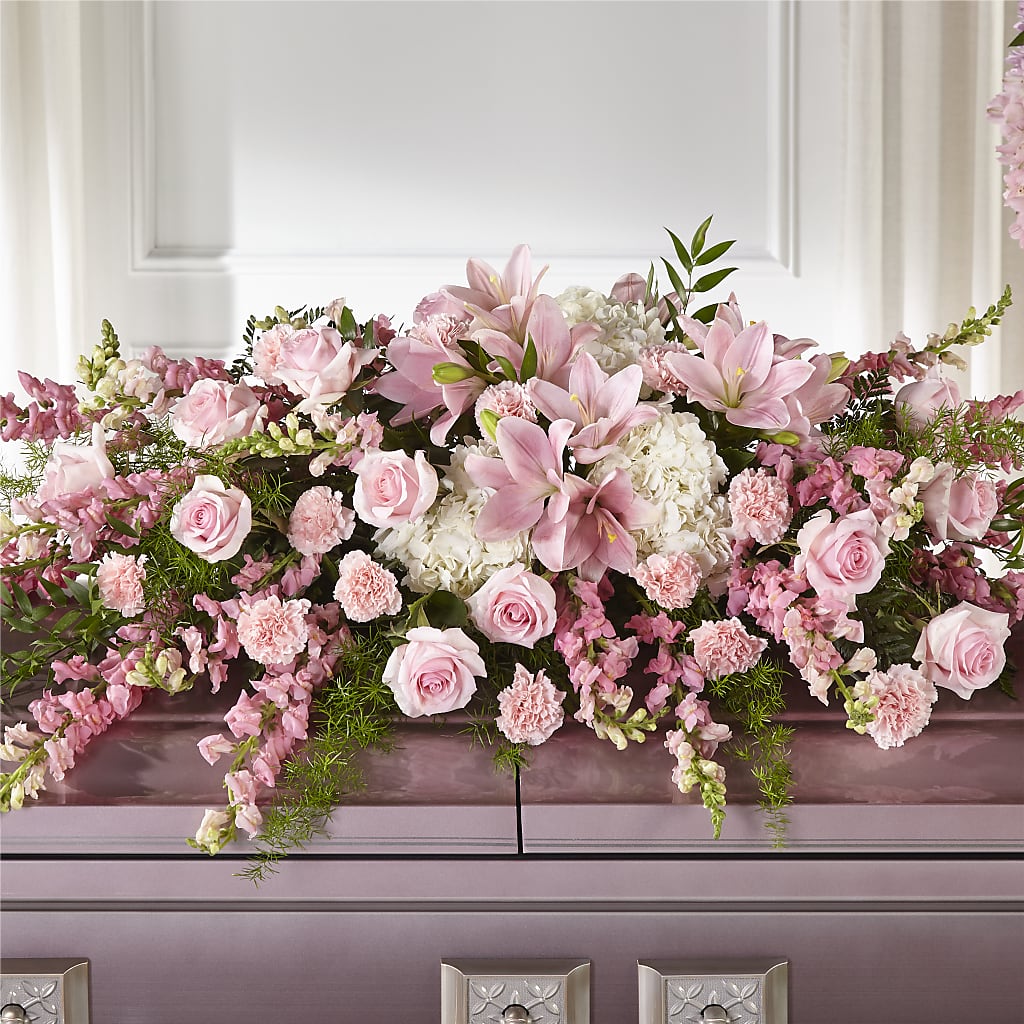 Life & Remembrance Casket Spray – Print A Bunch Florists, Orleans ON