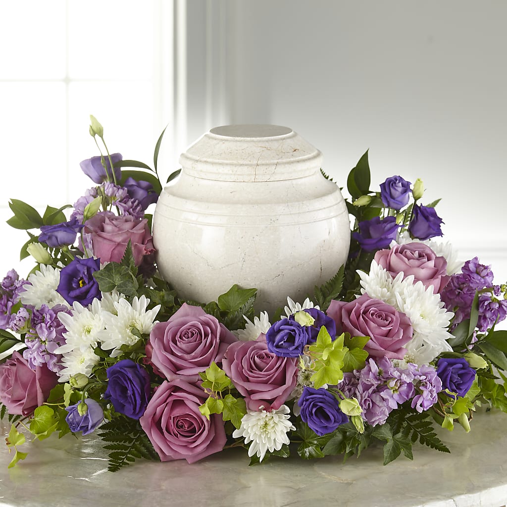 Blooming Sympathy Cremation Adornment – Print A Bunch Florists, Orleans ON