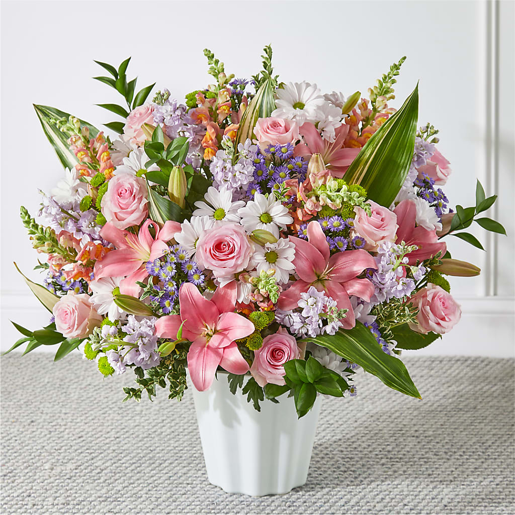 Abundant Compassion Floor Basket – Print A Bunch Florists, Orleans ON