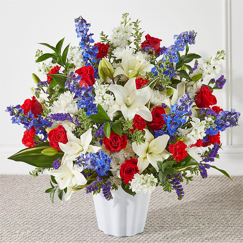 Consoled Floor Basket – Print A Bunch Florists, Orleans ON