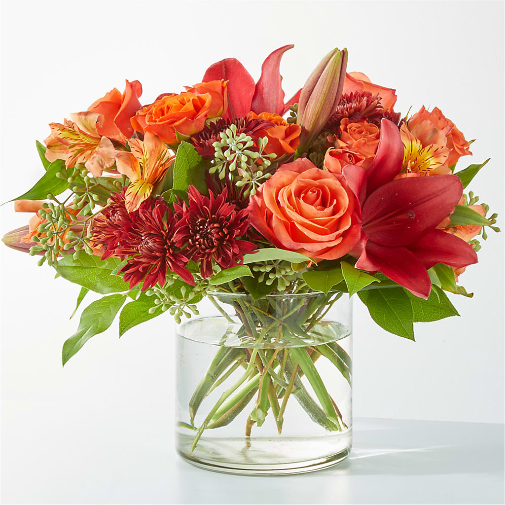 Crimson Leaves Bouquet – Print A Bunch Florists, Orleans ON