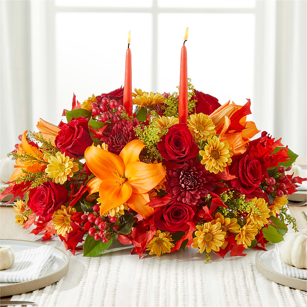 Autumn's Embrace Centerpiece – Print A Bunch Florists, Orleans ON