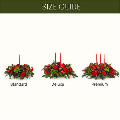 By the Candlelight Centerpiece –  Print A Bunch Florists, Orleans ON