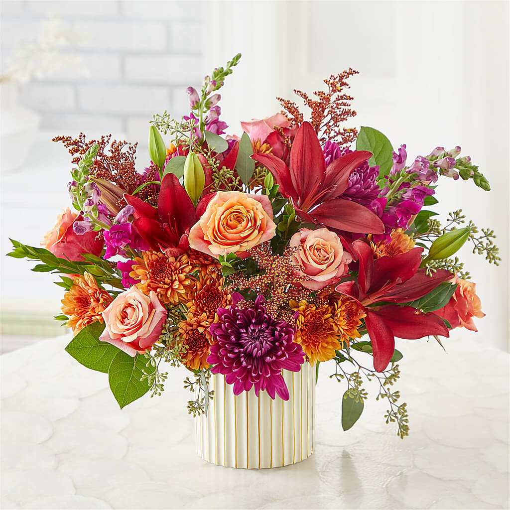 Burgundy Landscape Bouquet –  Print A Bunch Florists, Orleans ON