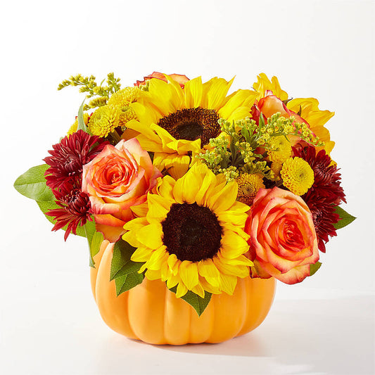 Golden Gourd Pumpkin Bouquet –  Print A Bunch Florists, Orleans ON