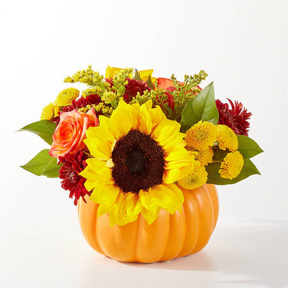 Golden Gourd Pumpkin Bouquet –  Print A Bunch Florists, Orleans ON