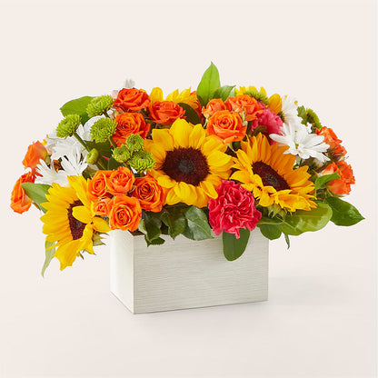 Sun-drenched Blooms Box Bouquet –  Print A Bunch Florists, Orleans ON