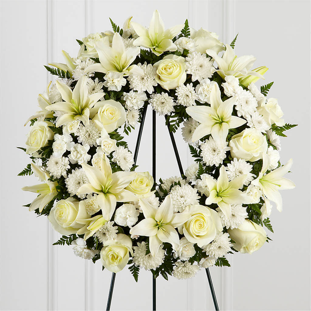 Treasured Tribute Wreath –  Print A Bunch Florists, Orleans ON