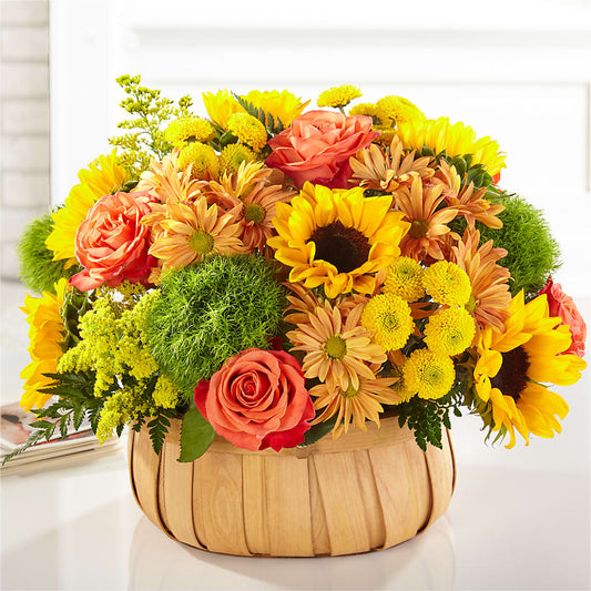 Harvest Sunflower Basket –  Print A Bunch Florists, Orleans ON