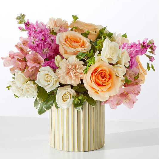 Paradise Bouquet with Ivory Vase –  Print A Bunch Florists, Orleans ON