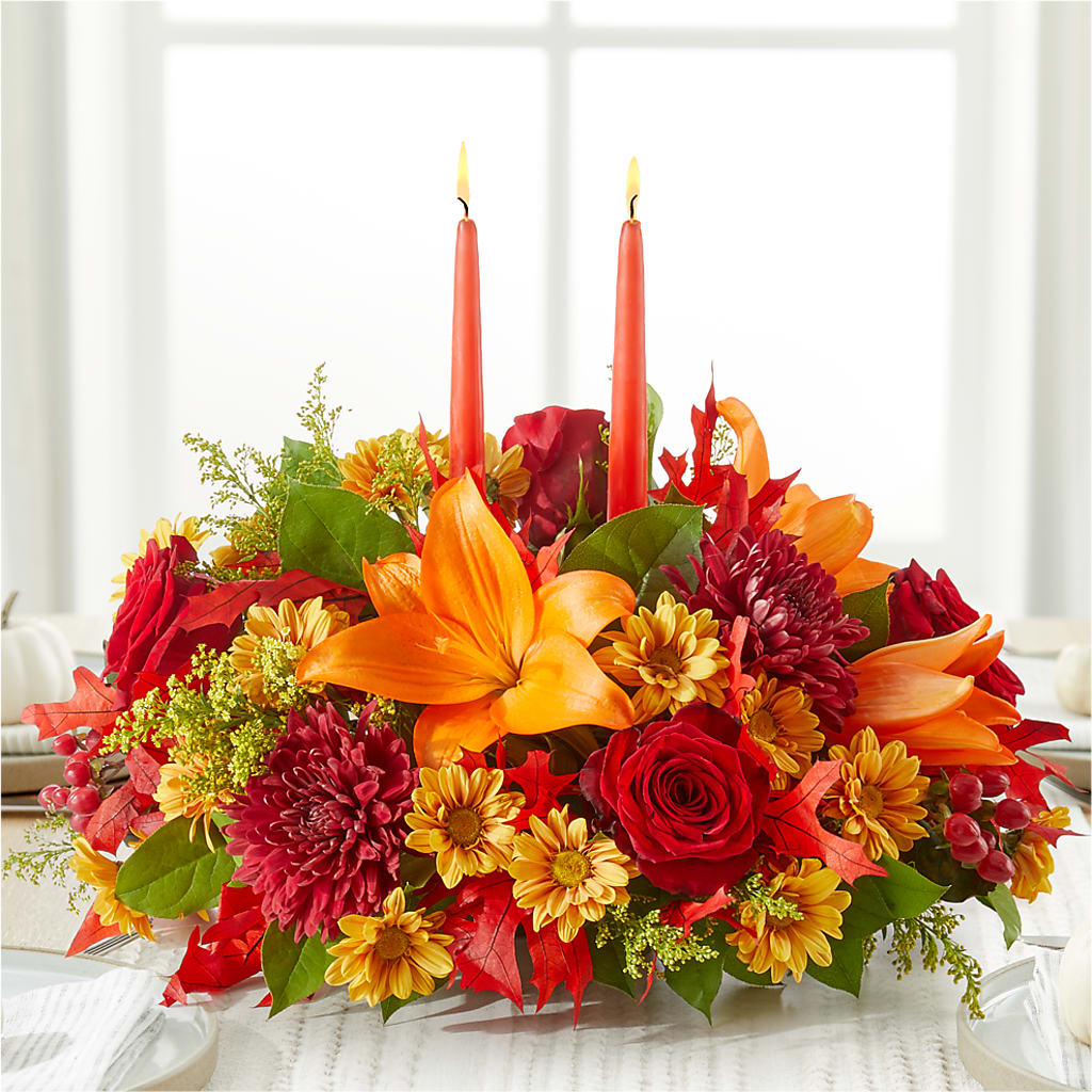 Autumn's Embrace Centerpiece –  Print A Bunch Florists, Orleans ON