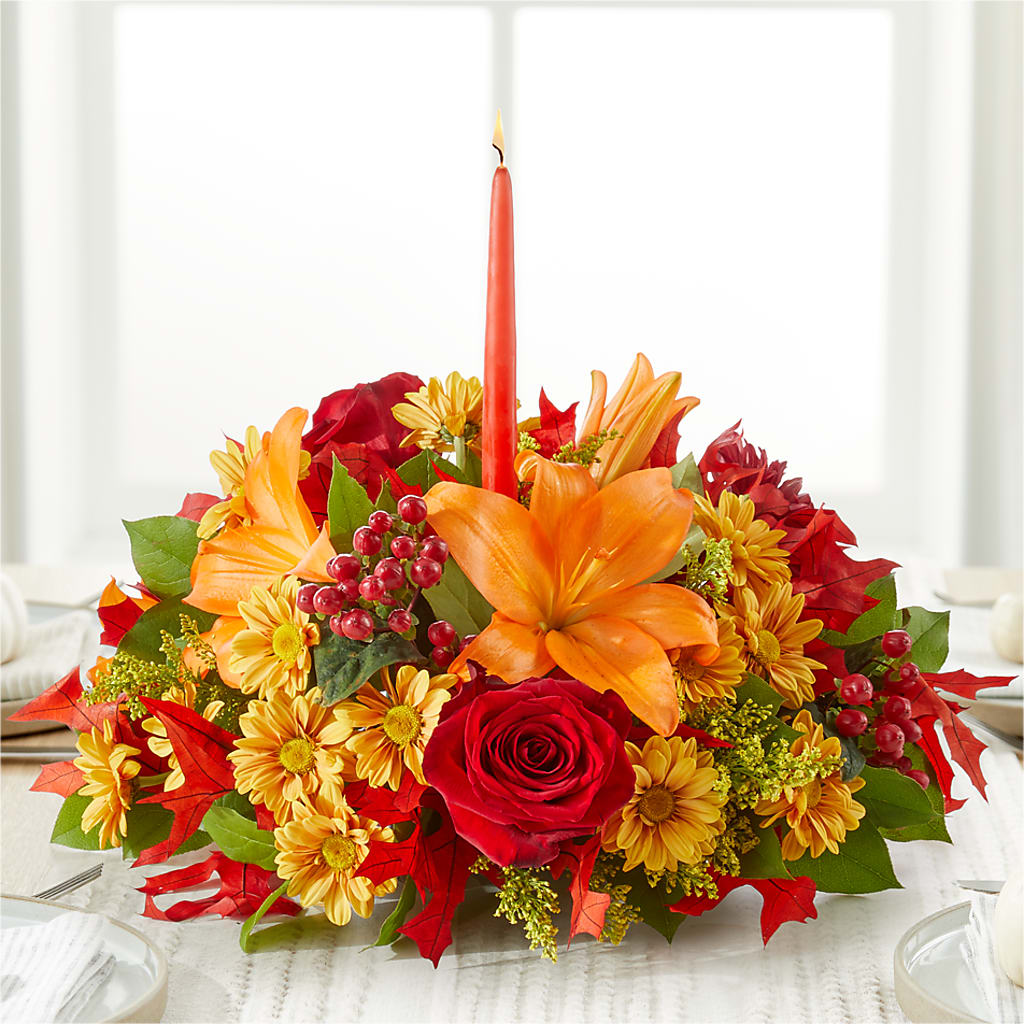 Autumn's Embrace Centerpiece –  Print A Bunch Florists, Orleans ON